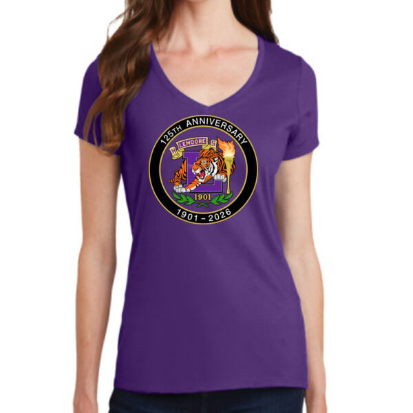 125th Annivesary Ladies V Neck Thumbnail